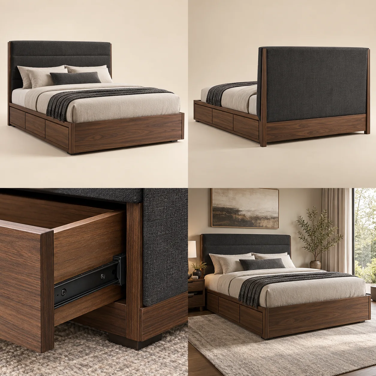 Beds with storage — Overall view