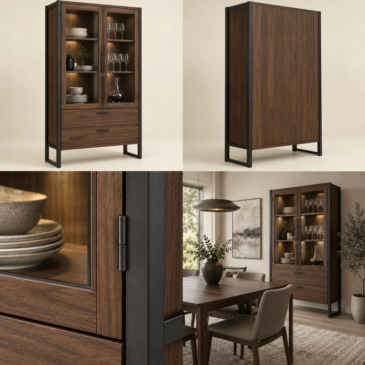 Crockery cabinets — Overall view