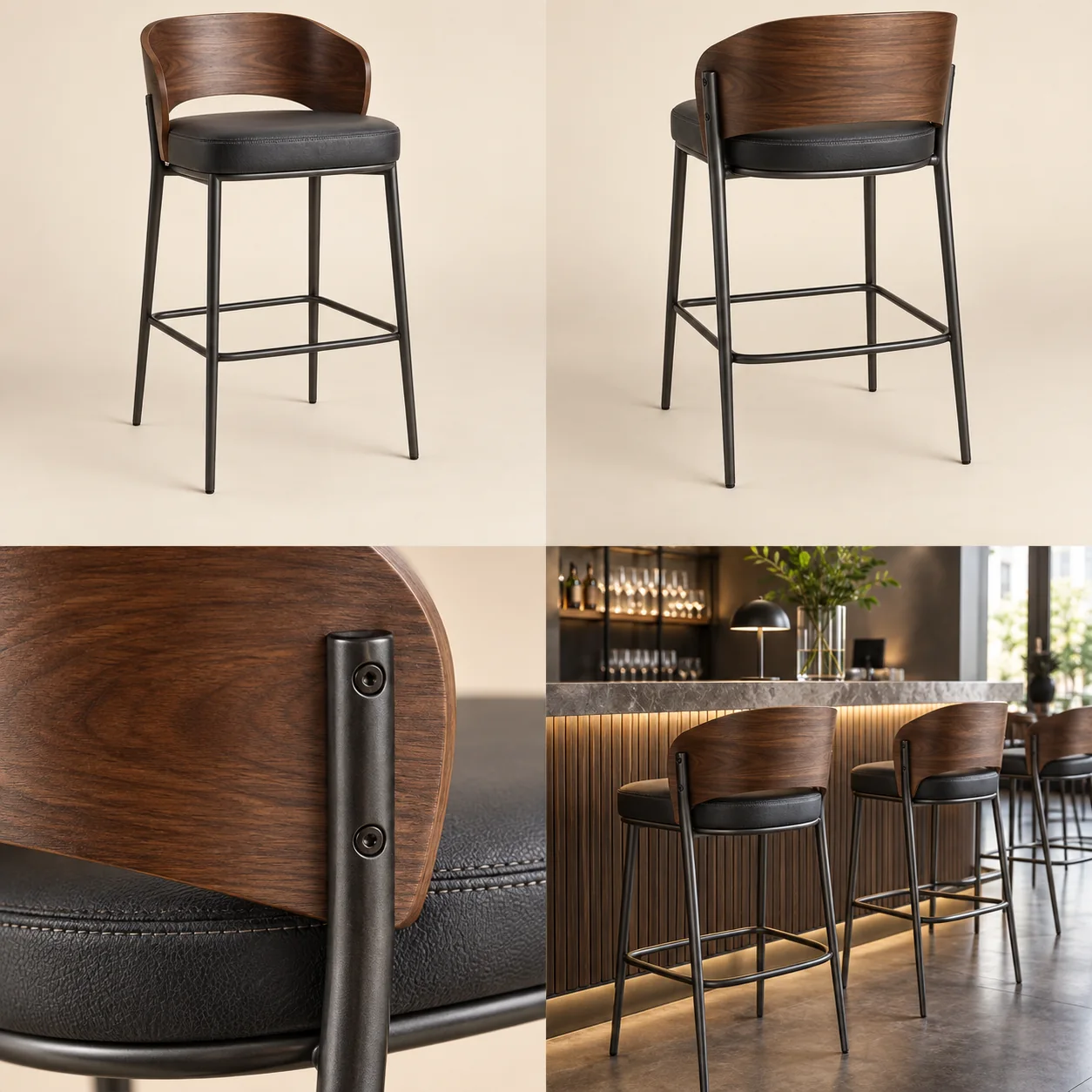 Bar stools — Overall view
