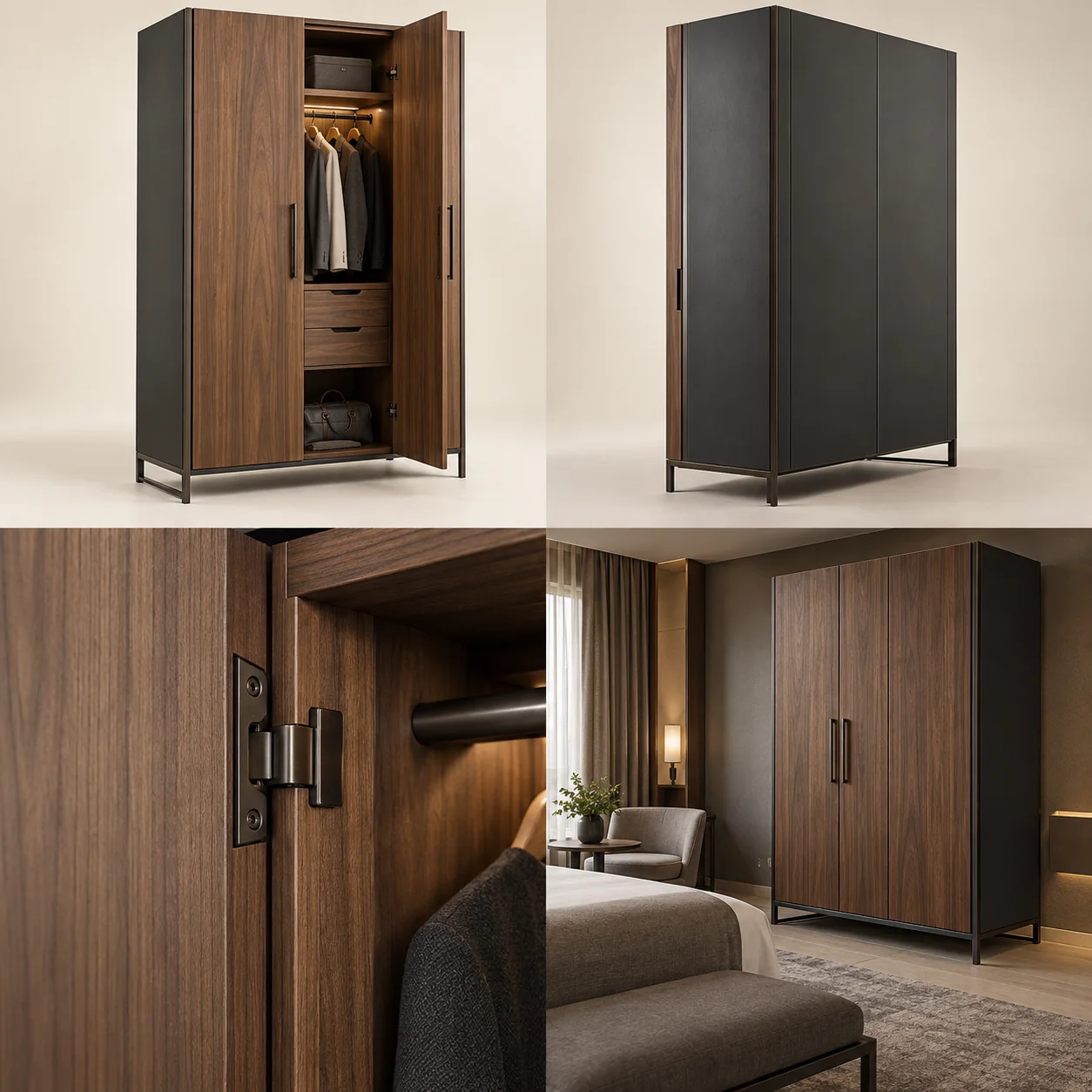 Hotel wardrobes — Overall view
