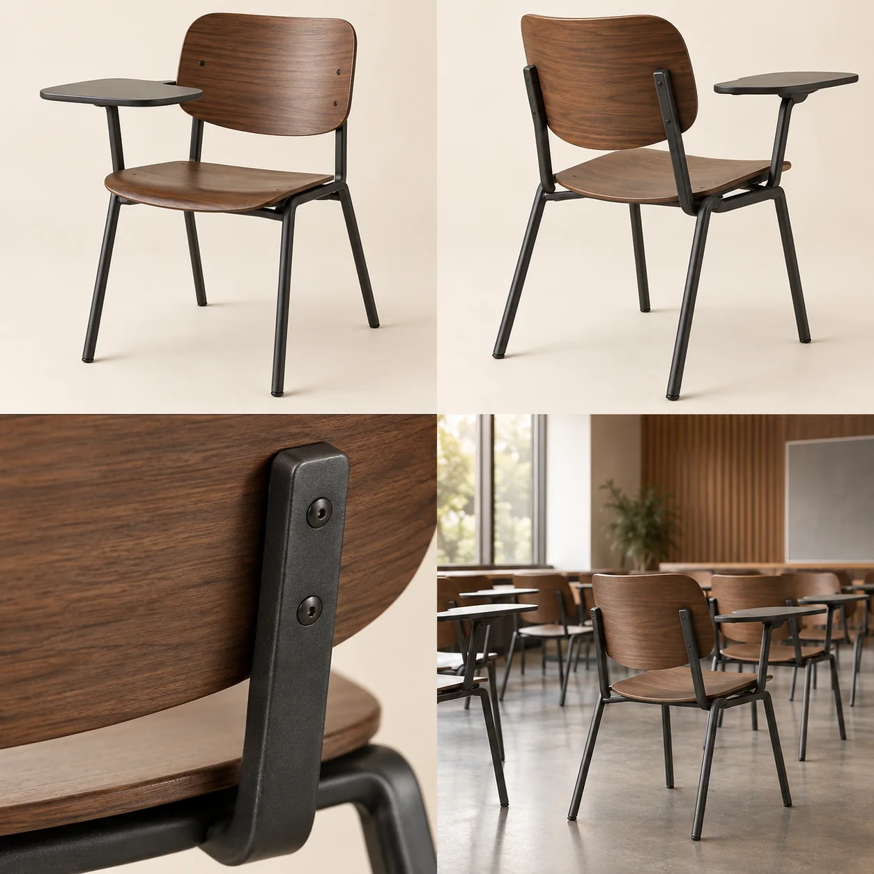 Classroom chairs — Overall view