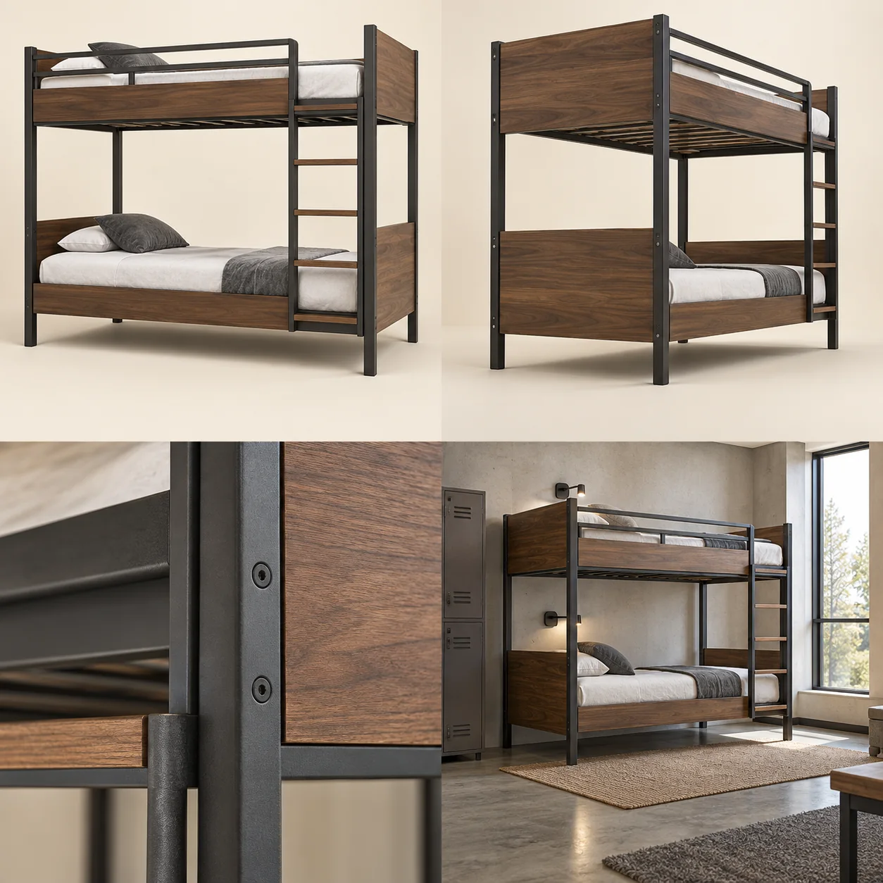 Hostel beds — Overall view