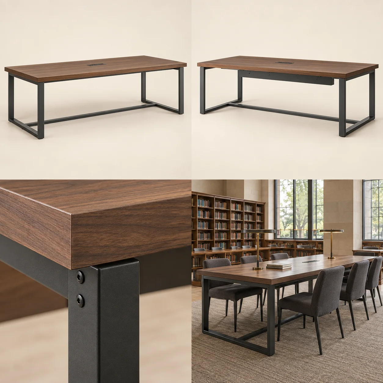Library tables — Overall view