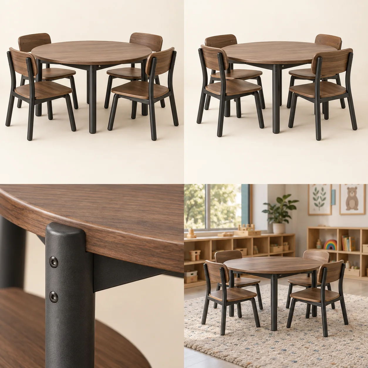 Preschool tables and chairs — Overall view