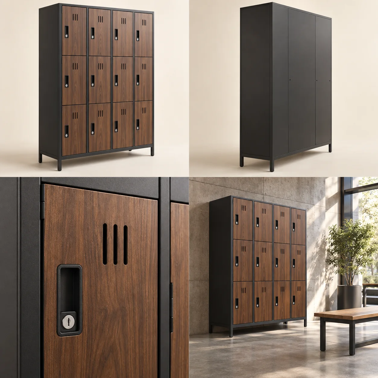 Student lockers — Overall view