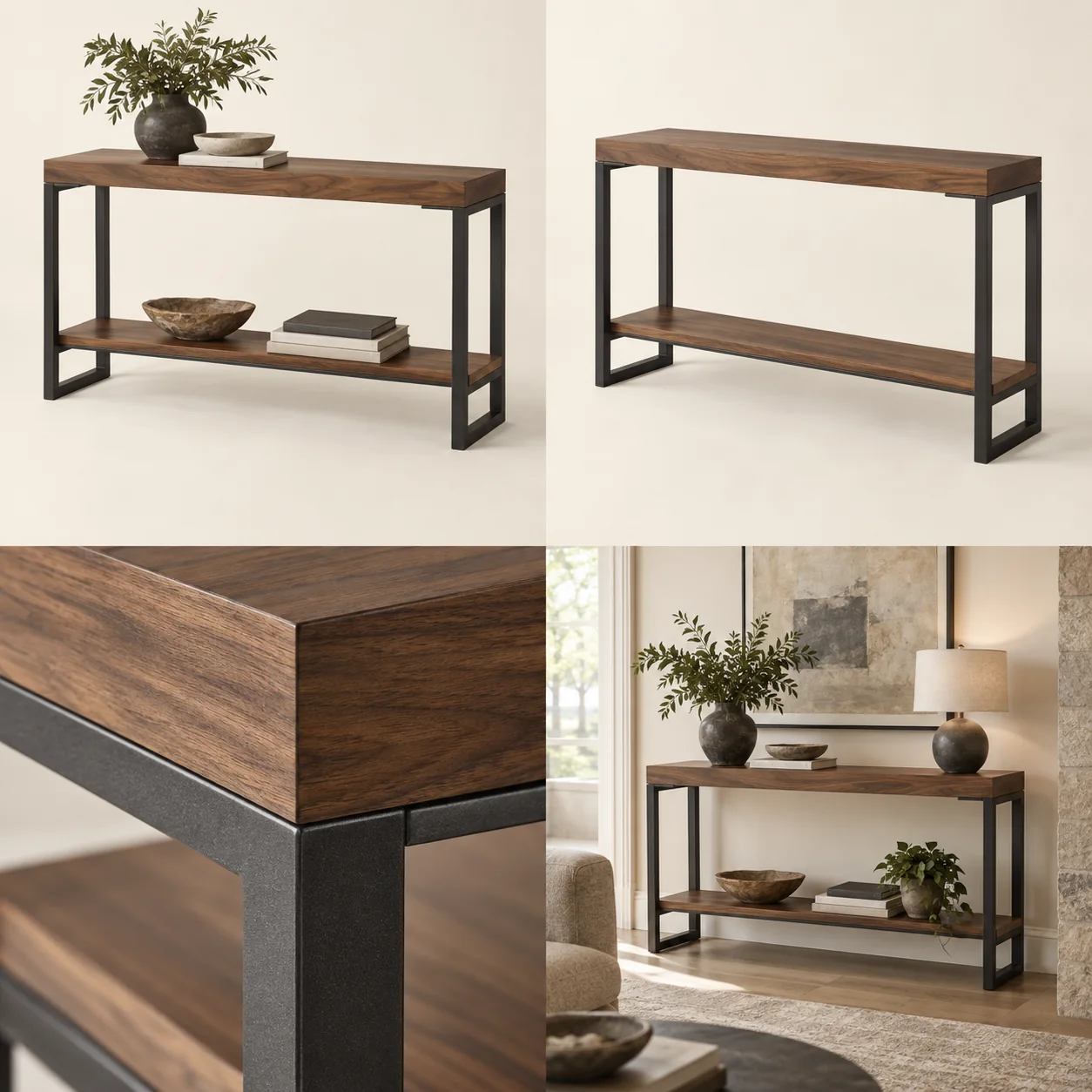 Console tables — Overall view