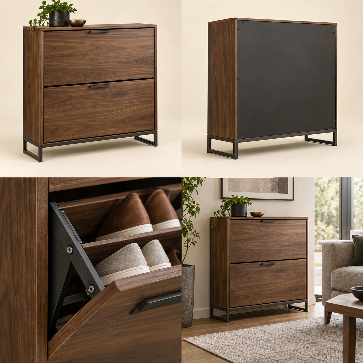 Shoe cabinets — Overall view