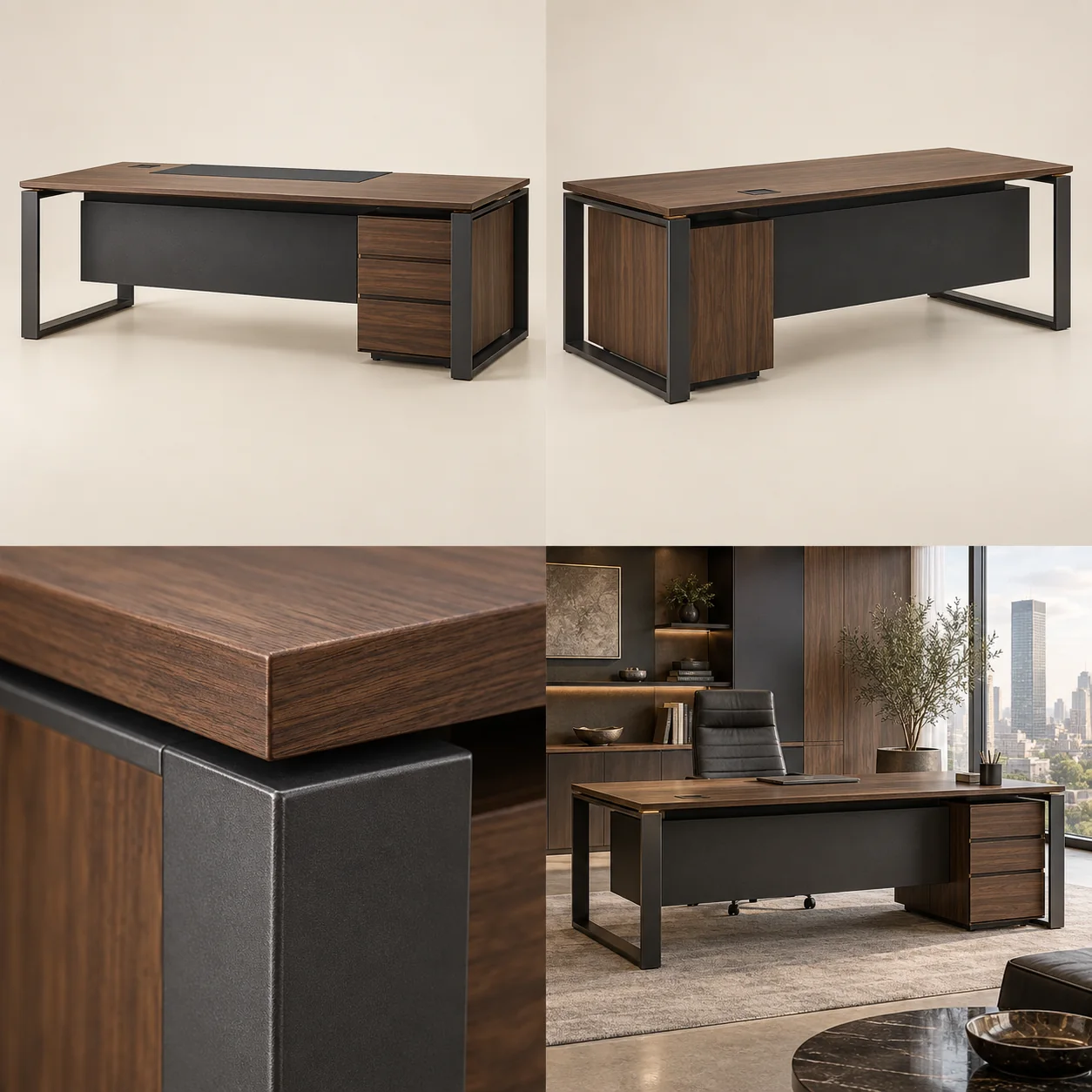 Executive desks — Overall view