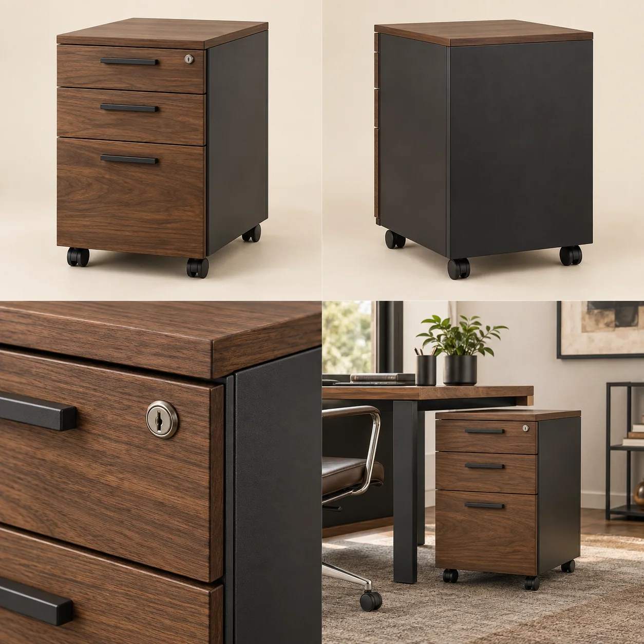 Filing cabinets — Overall view