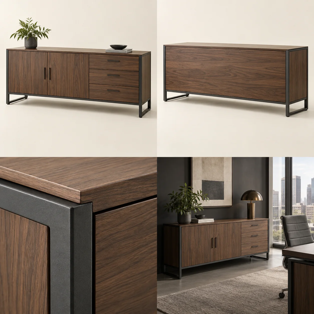 Office storage units — Overall view